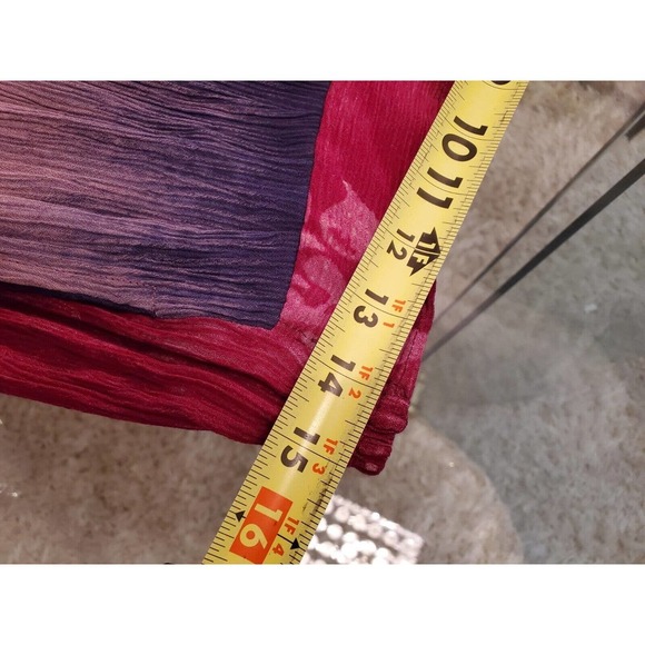 Mina Collection Womens Multicolor Tie Dye 100% Rayon Pull On Harem Pant M - Picture 11 of 13